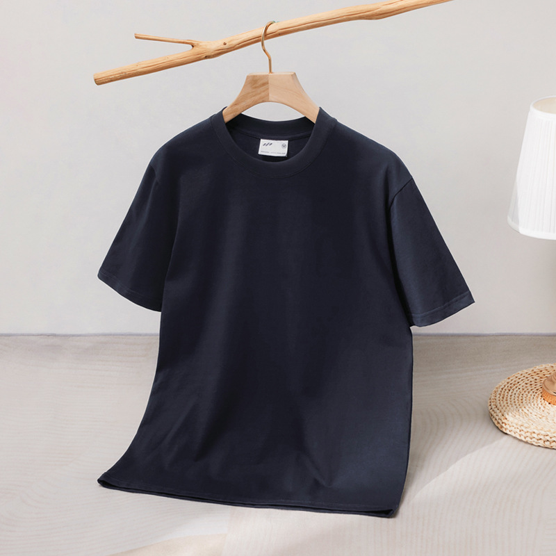 Heavyweight Unisex 240g Double Yarn Cotton T-Shirt – Loose Fit Premium Tee