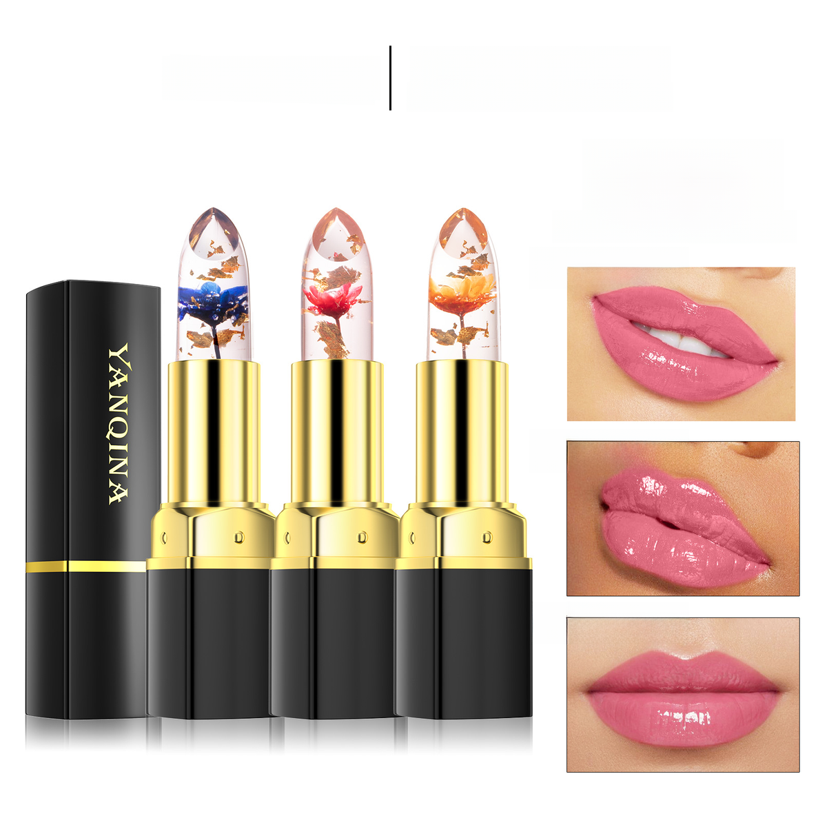 YANQINA Color-Changing Lipstick with Moisturizing Jelly