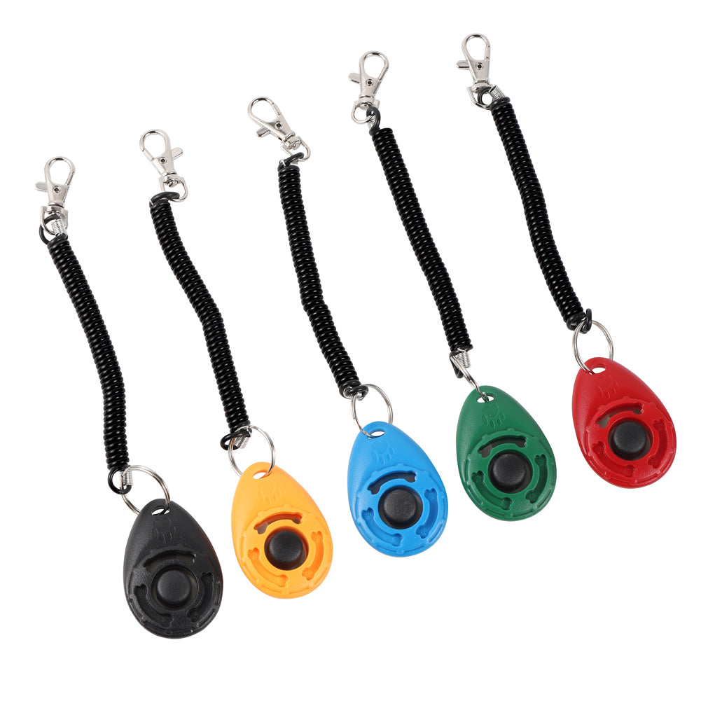Adjustable Dog Training Clicker with Wrist Strap – Portable Pet Behavior Training Tool
