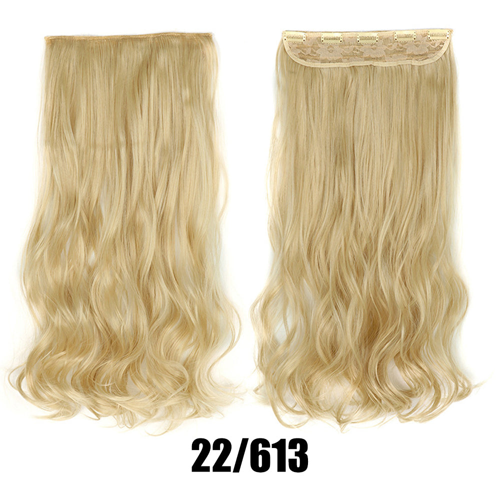 56cm Big Wavy Long Curly Hair Extensions for Women – Lightweight Natural-Look Synthetic Hair