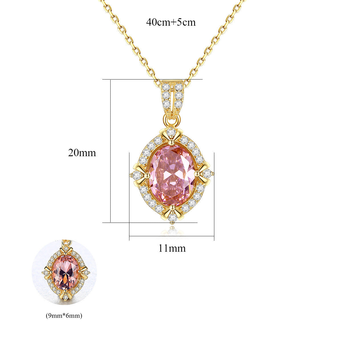 Gold S925 Silver Colorful Zircon Necklace – Geometric Snake Chain Jewelry