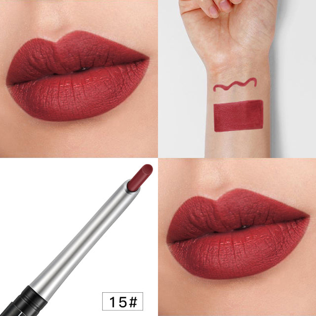 Matte Lip Liner and Eye Shadow Pencil - 17 Colors