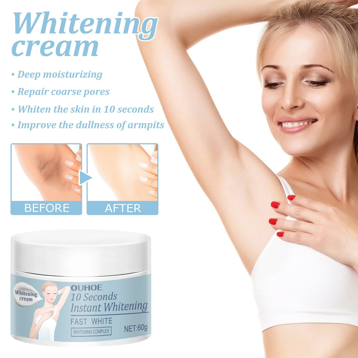 Underarm Brightening & Moisturizing Cream – Gentle Care for Sensitive Areas