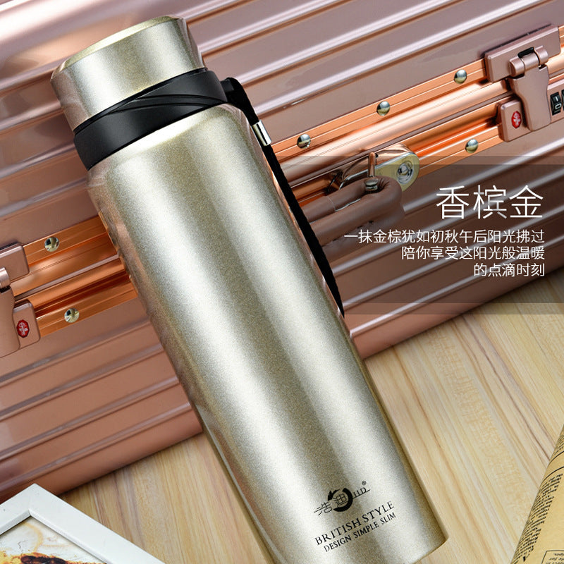 HaoDi Smart Stainless Steel Travel Mug – Large Capacity Insulated Cup with Temperature Display