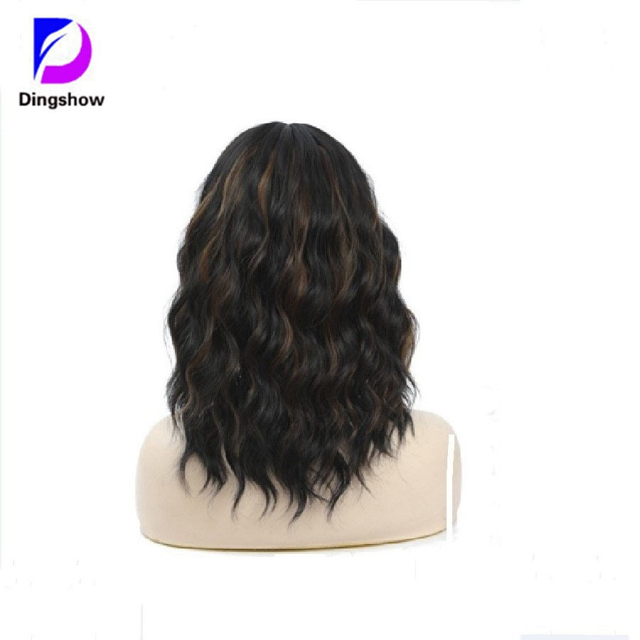 14-Inch Body Wave Human Hair Wig with Bangs – 100% Real Hair, 9 Colors