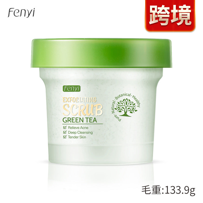 Fenyi Green Tea Body Scrub – Exfoliating Skin Care, 100g