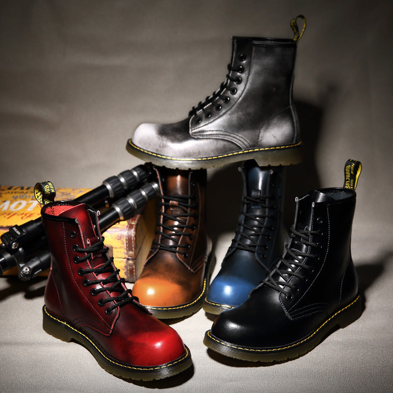 Unisex Warm Winter High-Top Martin Boots – Casual Cold-Weather Footwear