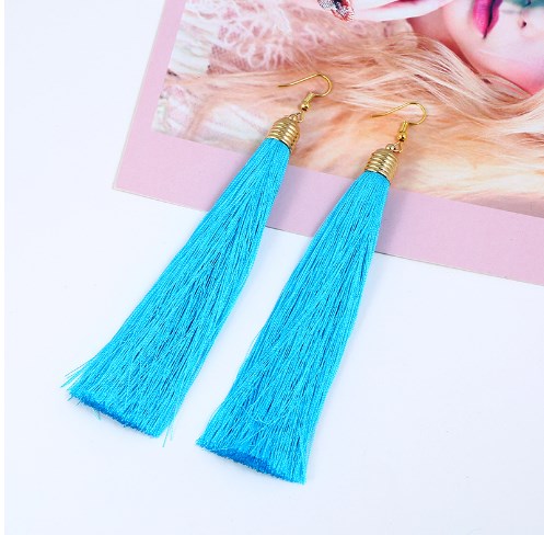 Long Tassel Dangle Earrings for Women – Elegant Statement Jewelry