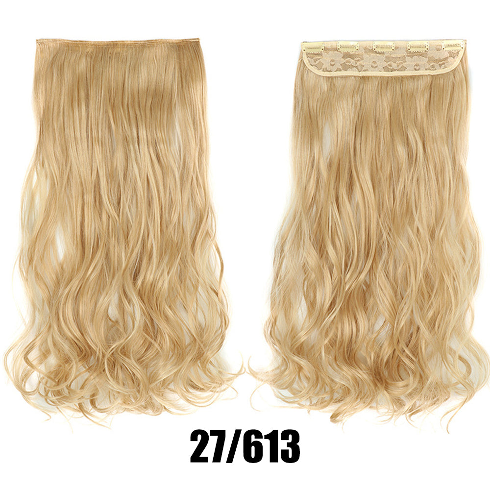 56cm Big Wavy Long Curly Hair Extensions for Women – Lightweight Natural-Look Synthetic Hair