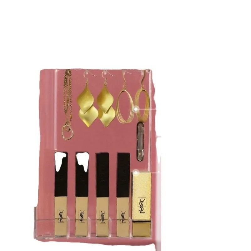 Desktop Cosmetic Storage Box – Makeup, Skincare & Vanity Organizer