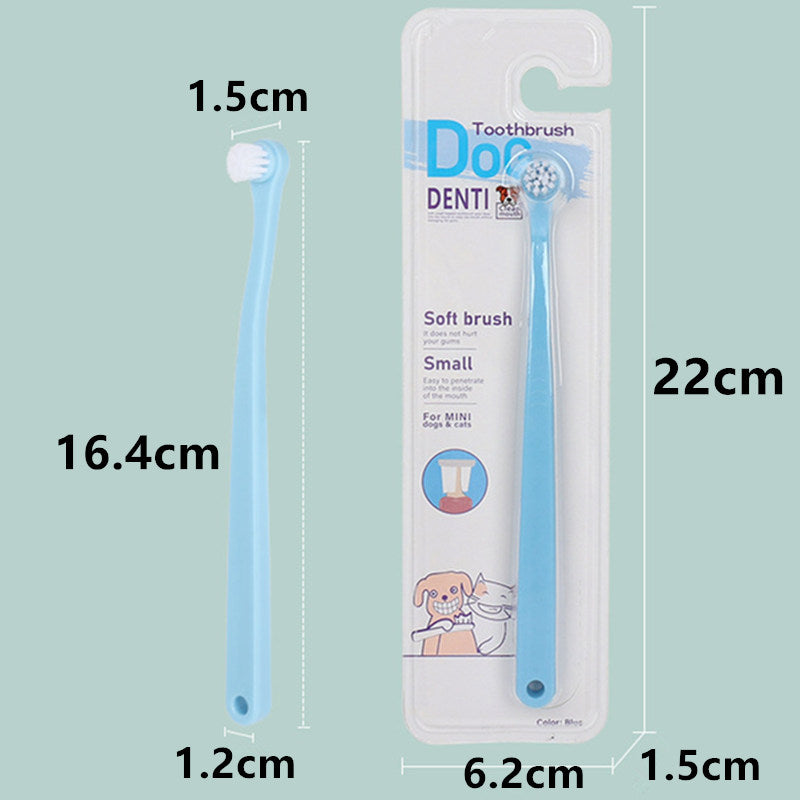 Soft Dog Toothbrush – Gentle Pet Dental Cleaning Brush for Dogs