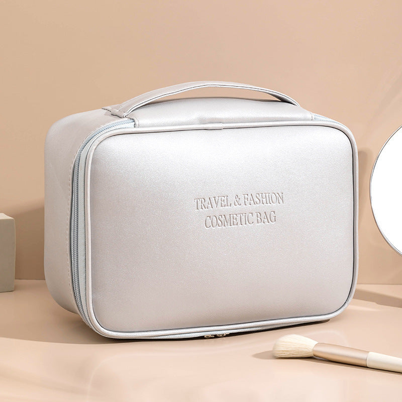 Waterproof PU Makeup Bag for Women - Toiletries Organizer