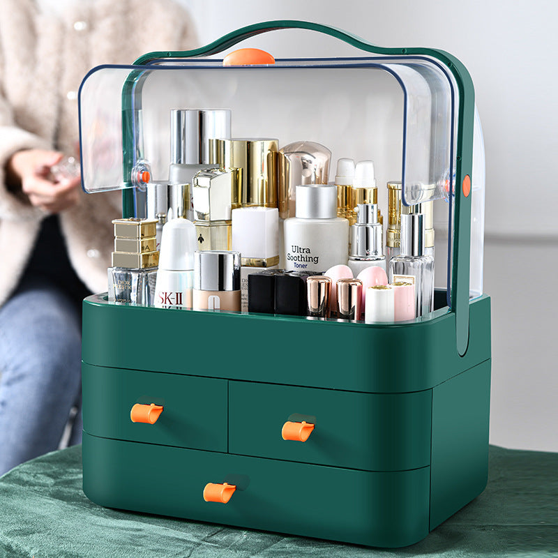 Portable Cosmetic Storage Box – Makeup, Skincare & Beauty Organizer
