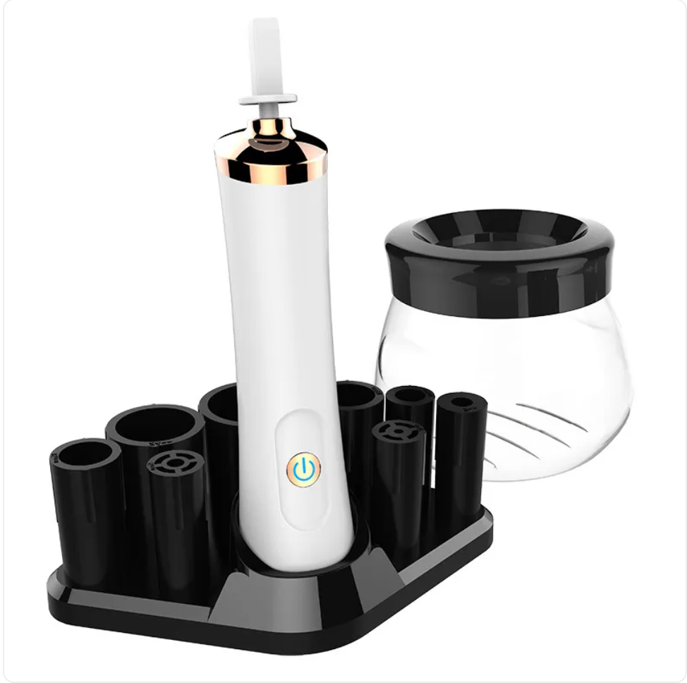 Electric Makeup Brush Cleaner – Fast Washing & Drying Brush Scrubber
