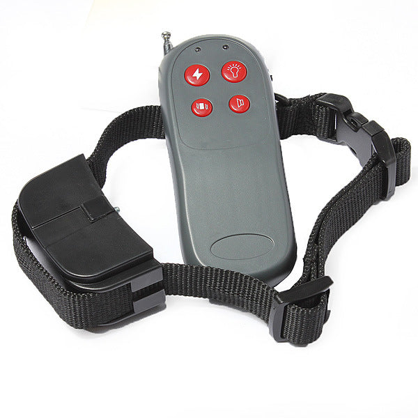 4-in-1 Remote Dog Training Collar – Shock, Vibration & Sound Bark Control Trainer