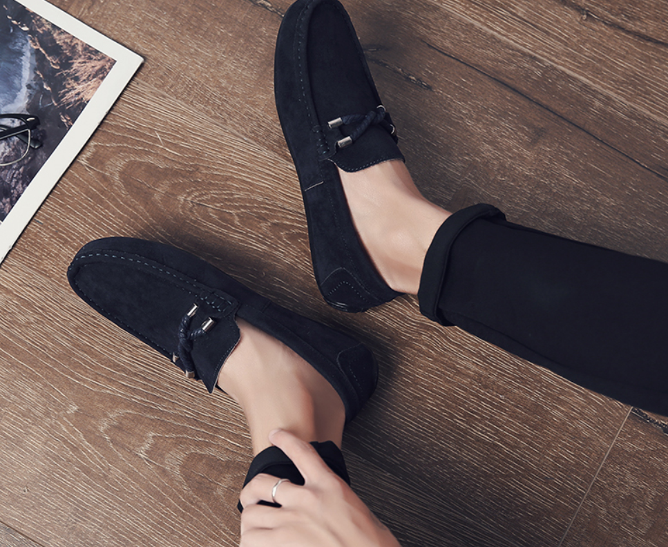 Men’s Slip-On Loafers – Non-Slip Casual Shoes for Everyday Wear