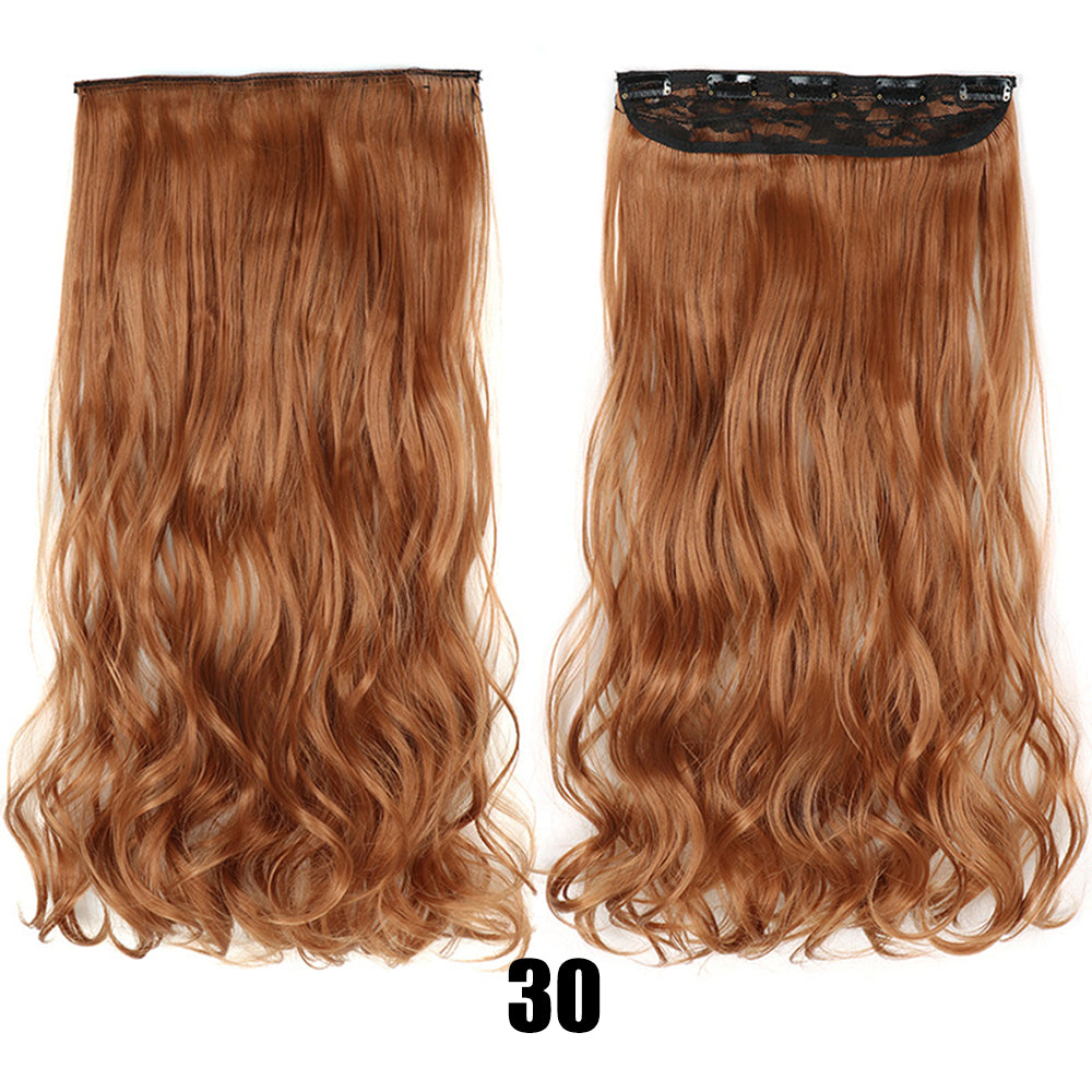 56cm Big Wavy Long Curly Hair Extensions for Women – Lightweight Natural-Look Synthetic Hair