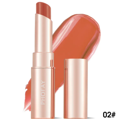 PHOFAY Moisturizing Lipstick – Hydrating Rich Color, 8 Shades