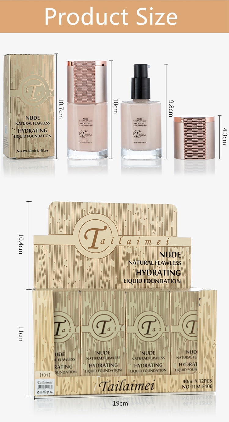 TLM Ivory White Foundation – Brightening Long-Lasting Face Makeup