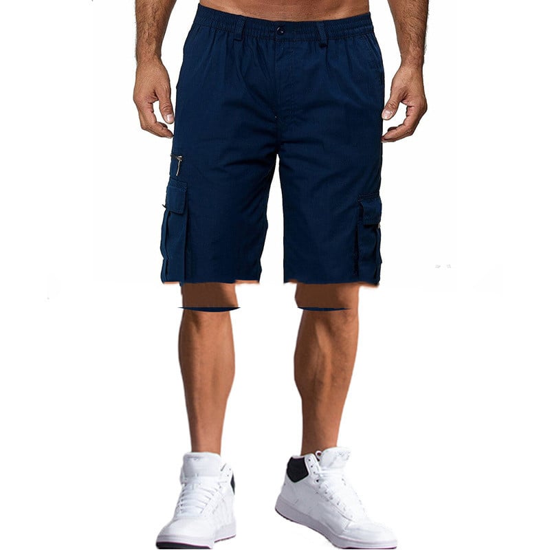 Men’s Casual Loose Outdoor Sports Pants – Relaxed Five-Quarter Cotton Blend Pants