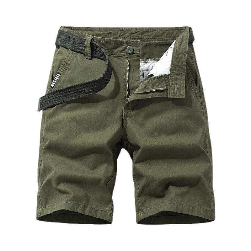 Men’s Vintage Loose-Fit Cotton Cargo Shorts – USA