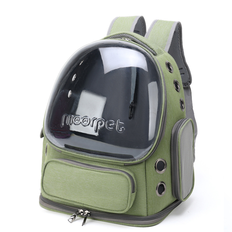 Transparent Cat Carrier Backpack – Ventilated Travel Bag with Padded Straps