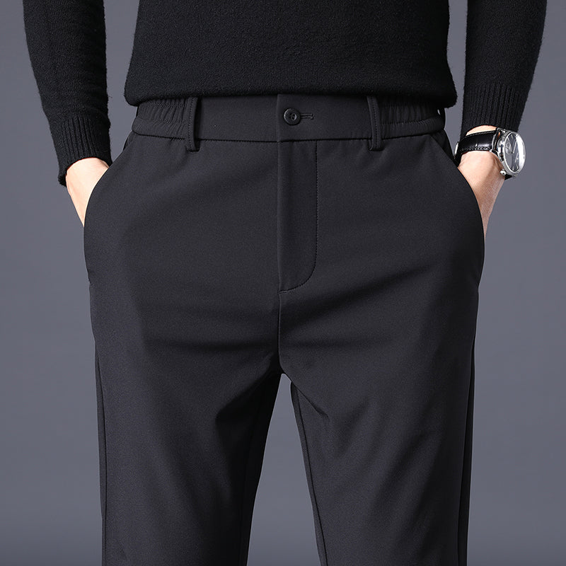 Men’s Slim-Fit Stretch Casual Pants – Comfortable Everyday Trousers – USA