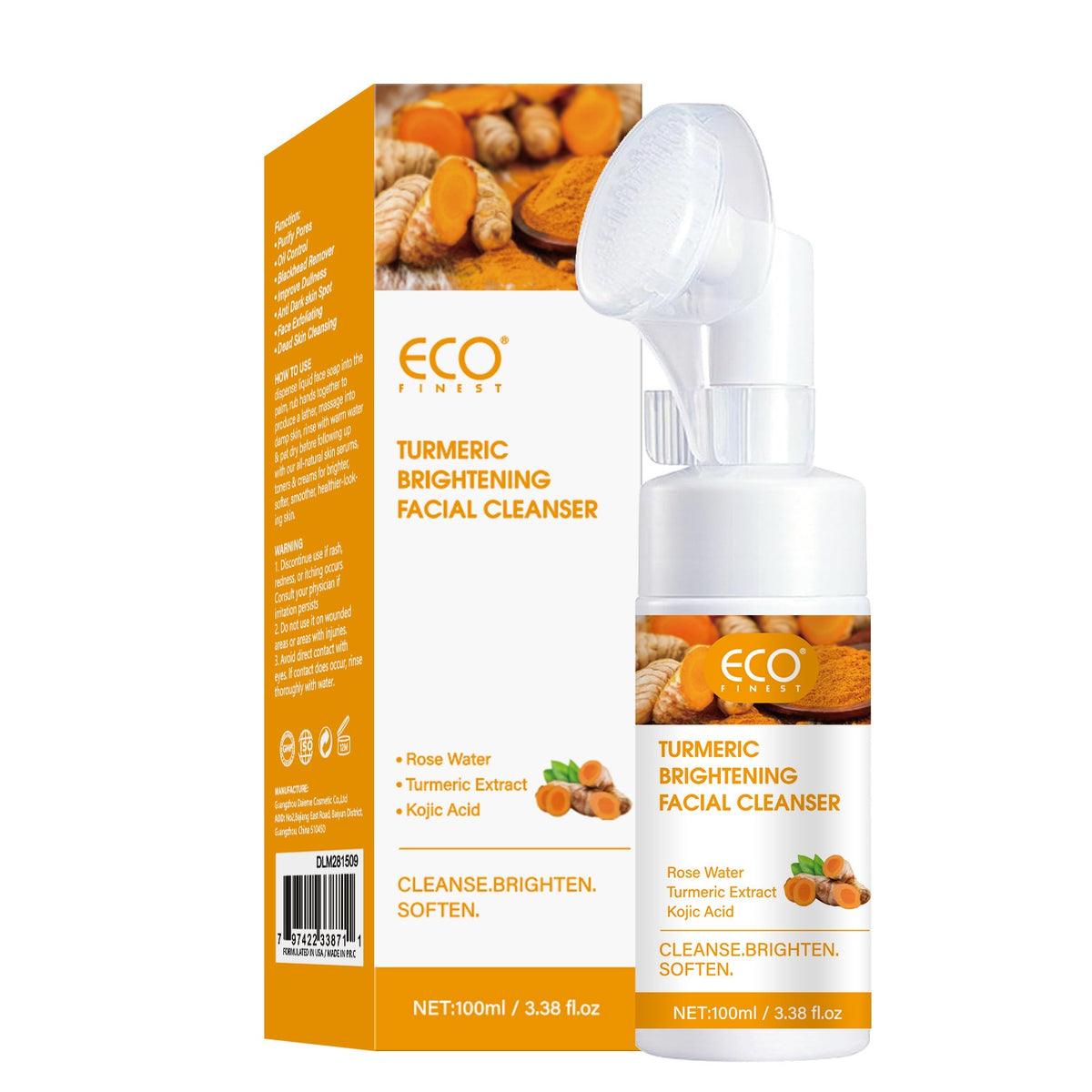Curcumin Amino Acid Foaming Cleanser 100g – Oil Control & Blackhead Cleansing Mousse
