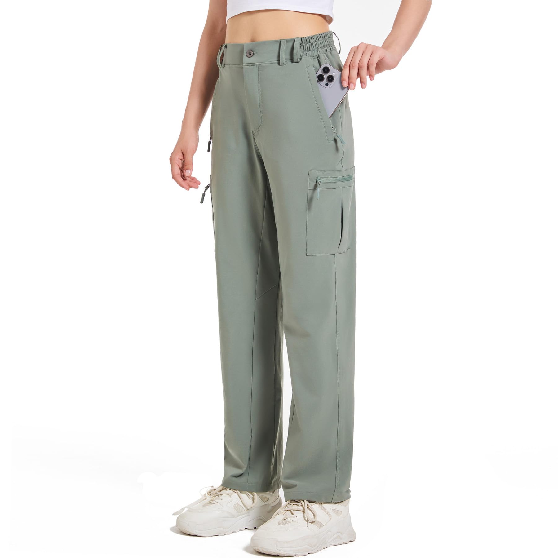 Women's Cargo Pants – Waterproof Stretchy Hiking & Travel Pants