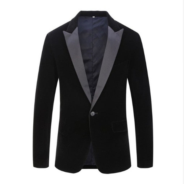 Men’s Slim Fit Casual Blazer – One-Button Business & Smart Casual Jacket, M–3XL
