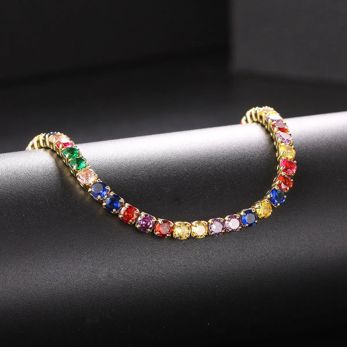 Hip-hop Zircon Tennis Necklace