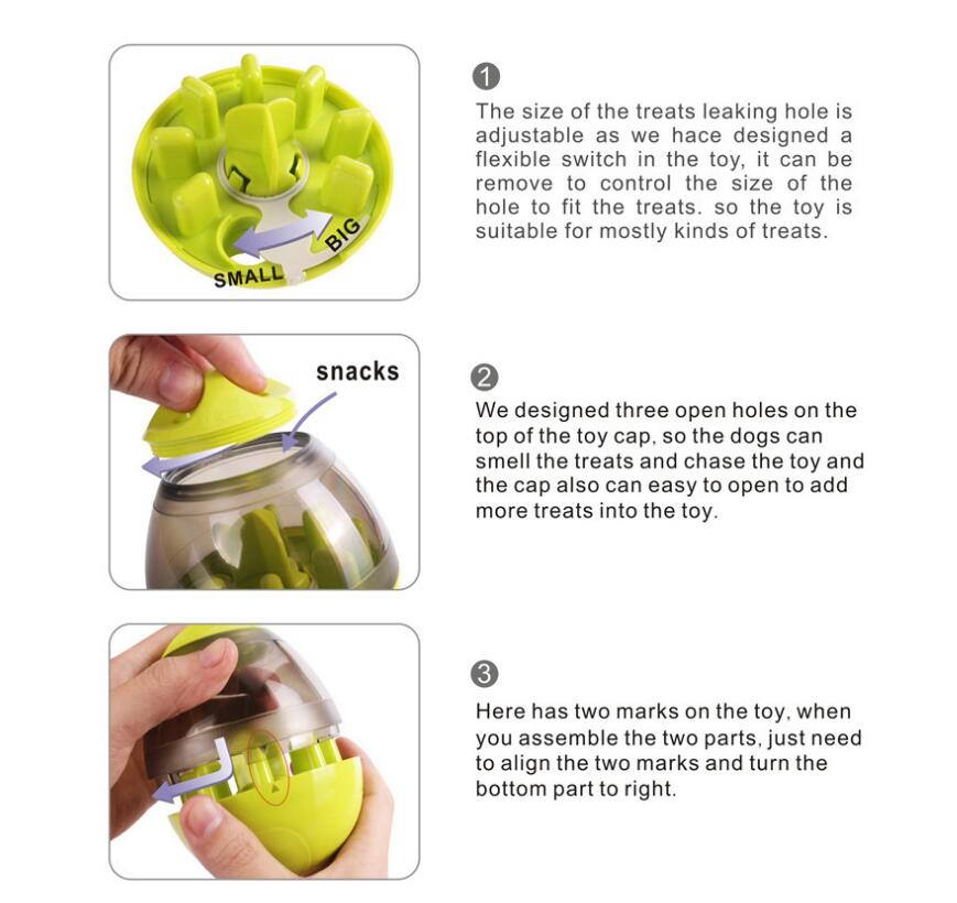 Interactive Dog Food Dispenser & Treat Toy – Slow Feeding Pet Puzzle