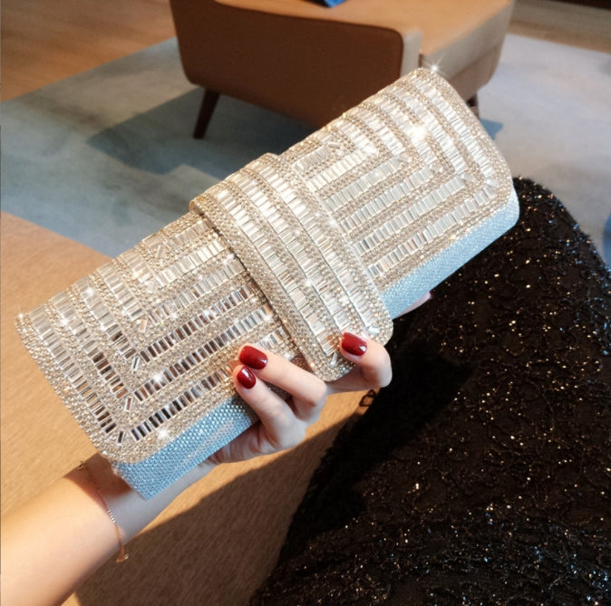 Glitter Evening Bag for Women – Elegant Wedding Clutch, Shoulder & Crossbody Party Purse