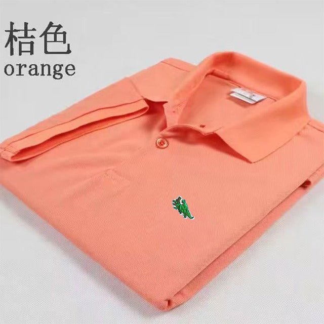Men’s Premium Embroidered Polo Shirt – Short Sleeve Regular Fit Casual Polo, S–6XL