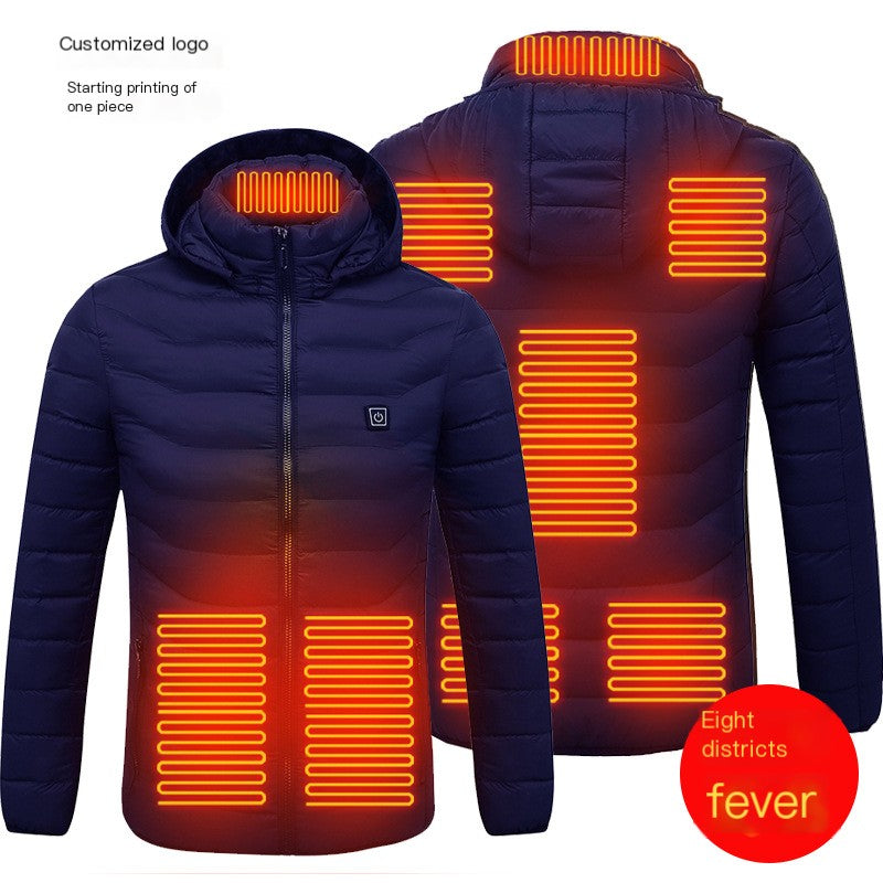 Smart Heated USB Graphene Jacket – Unisex Adjustable Winter Heating Jacket, S–6XL