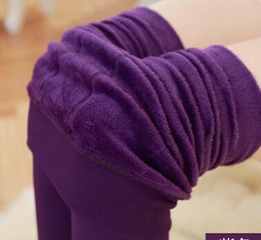 Women’s Pearl Velvet Fleece Leggings – Thick Warm Footed Fall & Winter Leggings, 8 Colors