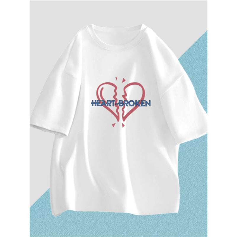 Love Print Long Sleeve T-Shirt for Women
