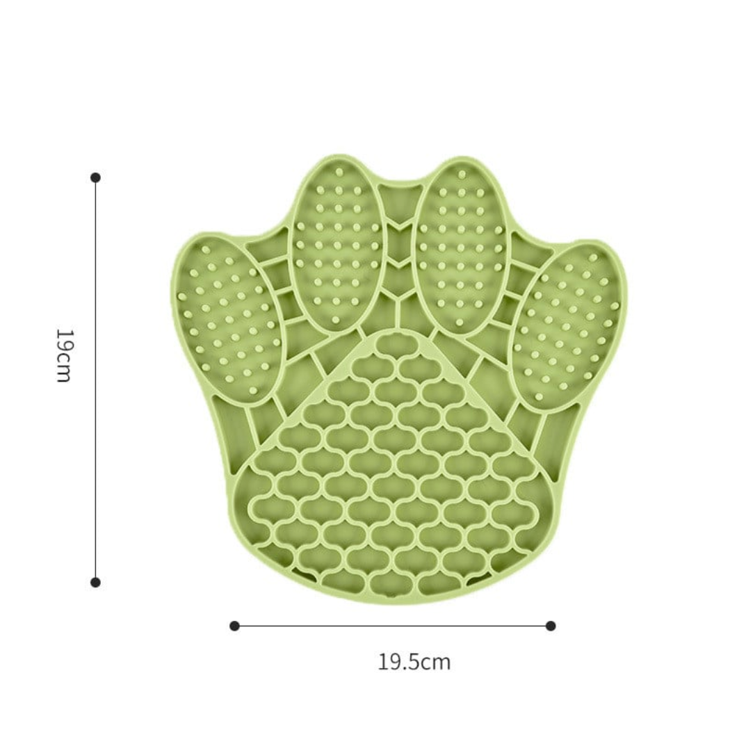 Silicone Dog Licking Mat – Slow Feeding & Interactive Pet Feeding Mat for Dogs & Cats, 20 × 20 cm