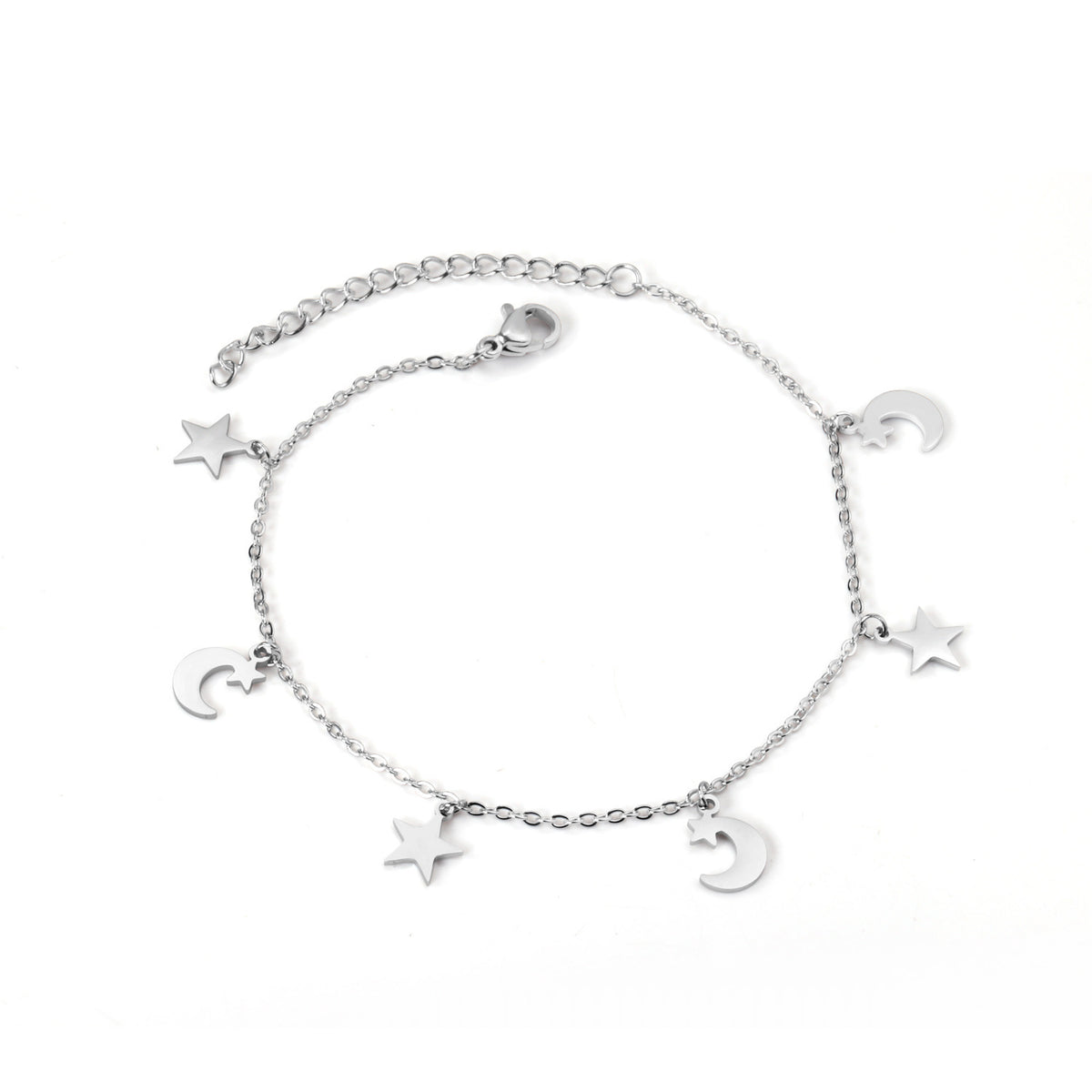 Stainless Steel Casual Retro Beach Anklet for Women