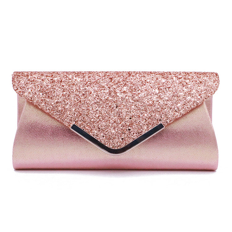 European & American Sequin Handbag for Women – Lightweight Sparkling PVC Dinner & Cosmetic Bag