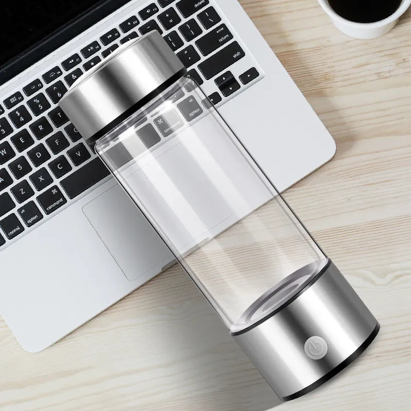 Portable Electric Hydrogen Water Bottle – Rechargeable Hydrogen-Rich Water Generator