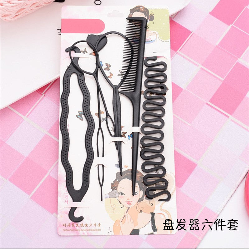 Korean Fashion Hair Styling Tools Set – Easy Bun & Updo Hairstyle Accessories