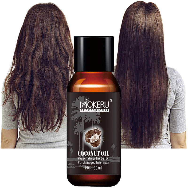Coconut Hair Care Oil – Smoothing Treatment for Dry, Frizzy & Damaged-Looking Hair