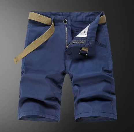 Men’s Casual Loose Cropped Pants – Elastic Waist Summer Capri Pants