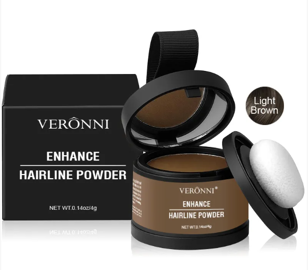 14-Color Hairline Powder Concealer – Root Touch-Up & Hair Shadow Powder