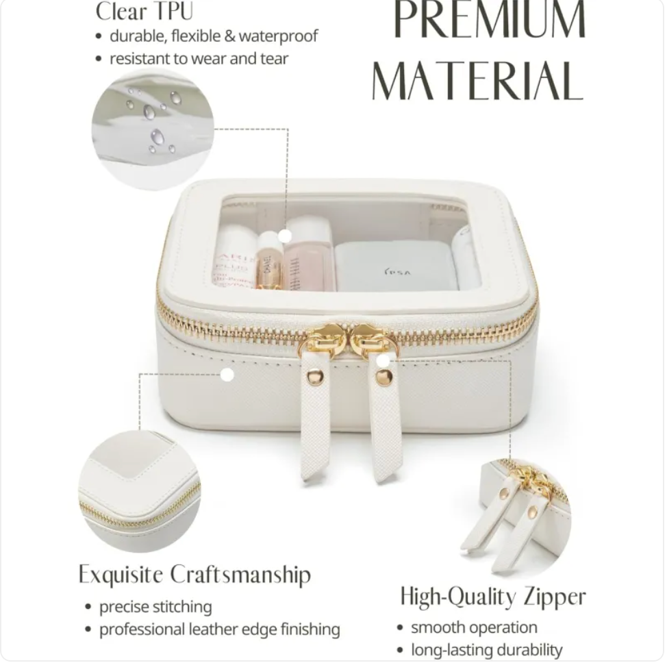 Portable Cosmetic Organizer – Makeup, Skincare & Beauty Travel Storage