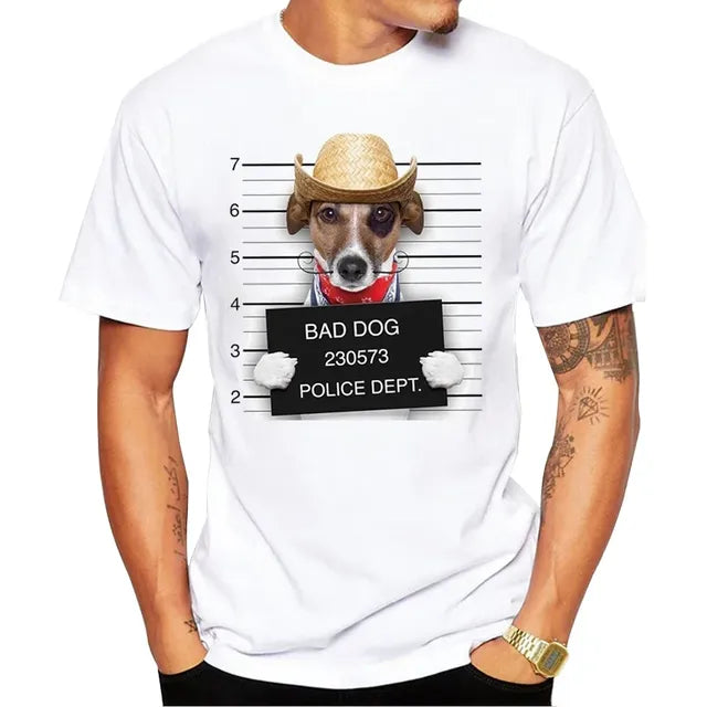 Men’s French Bulldog Graphic T-Shirt – Breathable Casual Dog Lover Tee, S–5XL