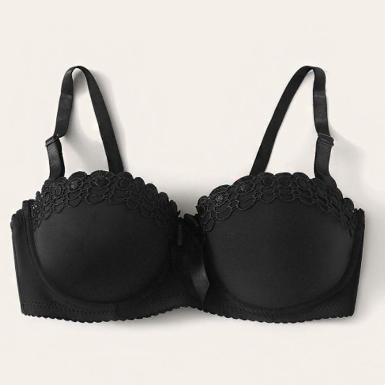 Women’s Embroidered Butterfly Underwire Bra – Elegant Supportive Lingerie