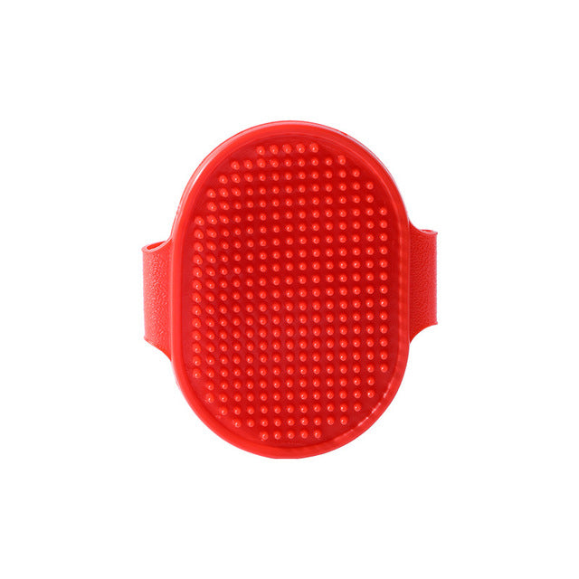Soft Rubber Pet Grooming Massage Brush – Dog & Cat Bathing & Shedding Comb