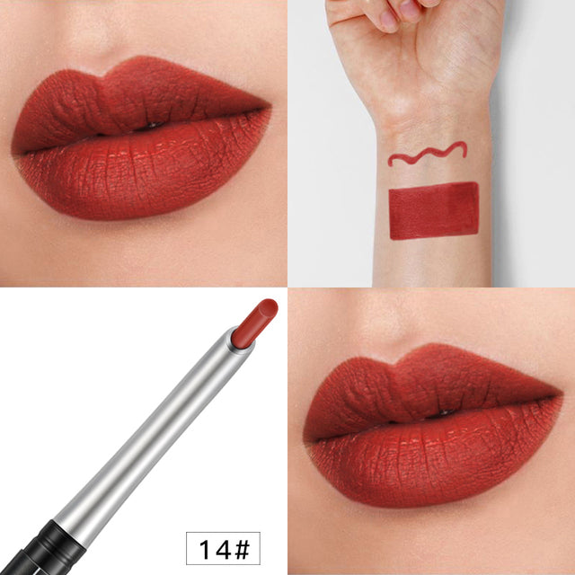 Matte Lip Liner and Eye Shadow Pencil - 17 Colors